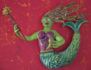 Link to large image of Mermaid, VI with Staff and Moon